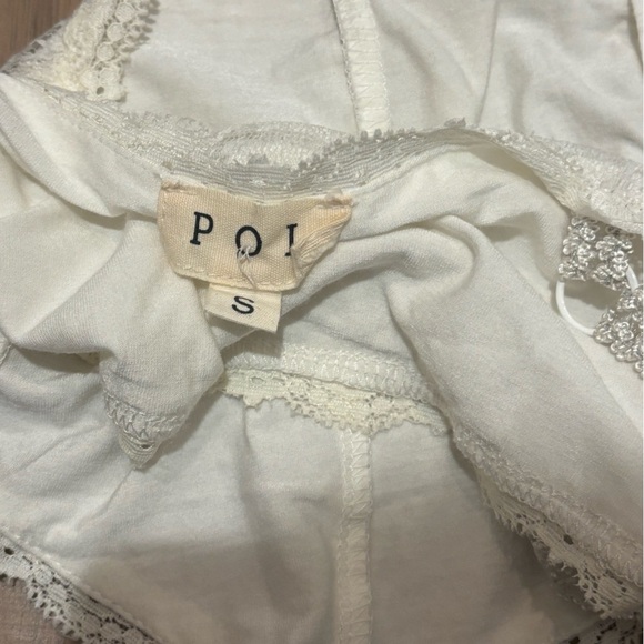 POL Lace Button Crop Camisole NWOT - Picture 3 of 4